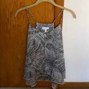 NWOT Calvin Klein black and white tank